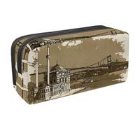 VAPOKF Astuccio per penne, astuccio per cancelleria per studenti, per ragazzi e ragazze, forniture per ufficio scolastico - Istanbul Turchia, Multi, 2.3x8.2x3.9in/6x21x10cm, Organizer per borse