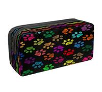 VAPOKF Astuccio per penne e cancelleria per studenti, con cerniera, per ragazzi e ragazze, articoli per la scuola e l'ufficio, simpatici gatti, Stampe colorate a forma, 2.3x8.2x3.9in/6x21x10cm