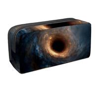 VAPOKF Astuccio per penne e cancelleria per studenti, con cerniera, per ragazzi e ragazze, materiale scolastico e ufficio, foro circolare sullo spazio