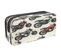 VAPOKF Astuccio per penne e matite, astuccio per cancelleria per studenti, con cerniera, per ragazzi e ragazze, forniture per scuola e ufficio, auto a motore, Multi, 2.3x8.2x3.9in/6x21x10cm, Astuccio