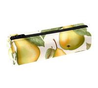 VAPOKF Astuccio per penne e matite in pelle ecologica in poliuretano, con pera, per studenti, cancelleria, scuola, lavoro, ufficio, Multi, 20x6.3cm/7.9x2.5in, Astucci per matite