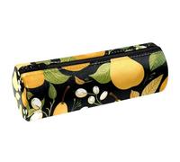 VAPOKF Astuccio per penne e matite in pelle ecologica in poliuretano, con pera, per studenti, cancelleria, scuola, lavoro, ufficio, Multi, 20x6.3cm/7.9x2.5in, Astucci per matite