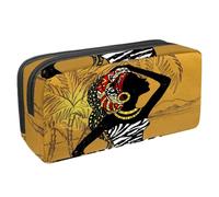 VAPOKF Astuccio per penne, matite, cancelleria per studenti, per ragazzi e ragazze, forniture scolastiche per ufficio - donne nere africane, Multi, 2.3x8.2x3.9in/6x21x10cm, Organizer per borse