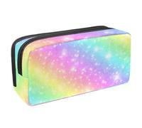 VAPOKF Astuccio per penne, matite, cancelleria per studenti, per ragazzi, ragazze, scuola e ufficio, colore arcobaleno brillante, Multi, 2.3x8.2x3.9in/6x21x10cm, Organizer per borse