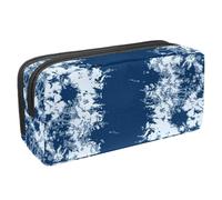 VAPOKF Astuccio per penne, matite, cancelleria per studenti, per ragazzi, ragazze, scuola e ufficio, colore blu Tie Dye Art, Multi, 2.3x8.2x3.9in/6x21x10cm, Organizer per borse
