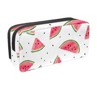 VAPOKF Astuccio per penne, matite, cancelleria per studenti, per ragazzi, ragazze, scuola e ufficio, frutta estiva anguria, Multi, 2.3x8.2x3.9in/6x21x10cm, Organizer per borse