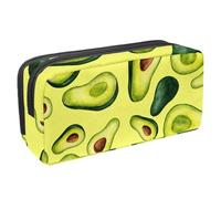 VAPOKF Astuccio per penne, matite, cancelleria per studenti, per ragazzi, ragazze, scuola e ufficio, motivo: frutta Avacado, Multi, 2.3x8.2x3.9in/6x21x10cm, Organizer per borse