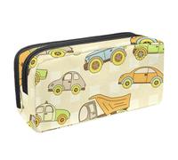 VAPOKF Astuccio per penne, matite, cancelleria per studenti, per ragazzi, ragazze, scuola e ufficio, motivo: auto dei cartoni animati e taxi, Multi, 2.3x8.2x3.9in/6x21x10cm, Organizer per borse