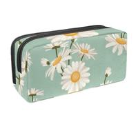 VAPOKF Astuccio per penne, matite, cancelleria per studenti, per ragazzi, ragazze, scuola e ufficio, motivo: margherita e camomilla, Multi, 2.3x8.2x3.9in/6x21x10cm, Organizer per borse