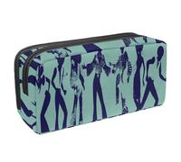 VAPOKF Astuccio per penne, matite, cancelleria per studenti, per ragazzi, ragazze, scuola e ufficio, per donne e uomini che ballano, Multi, 2.3x8.2x3.9in/6x21x10cm, Organizer per borse