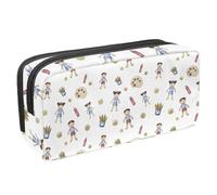 VAPOKF Astuccio per penne, matite, cancelleria per studenti, per ragazzi, ragazze, scuola e ufficio, per ragazze e ragazzi, con lavagna da pittura, Multi, 2.3x8.2x3.9in/6x21x10cm, Organizer per borse