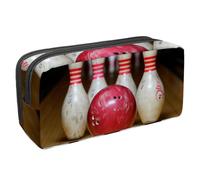 VAPOKF Astuccio per penne, matite, cancelleria per studenti, per ragazzi, ragazze, scuola e ufficio, spille da bowling, Multi, 2.3x8.2x3.9in/6x21x10cm, Organizer per borse