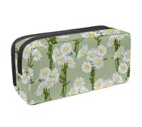 VAPOKF Astuccio per penne, matite, cancelleria per studenti, ragazzi e ragazze, forniture per scuola e ufficio, bouquet di margherite camomilla, Multi, 2.3x8.2x3.9in/6x21x10cm, Organizer per borse