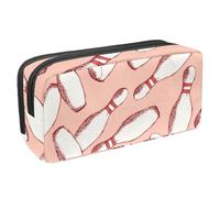 VAPOKF Astuccio per penne, matite, cancelleria per studenti, ragazzi e ragazze, forniture scolastiche e per ufficio, spille da bowling, Multi, 2.3x8.2x3.9in/6x21x10cm, Organizer per borse