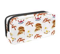 VAPOKF Astuccio per penne, matite, cancelleria per studenti, ragazzi e ragazze, forniture scolastiche per ufficio - Paradiso per la colazione, Multi, 2.3x8.2x3.9in/6x21x10cm, Organizer per borse