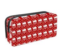 VAPOKF Astuccio portamatite, astuccio di cancelleria per studenti, per adolescenti, ragazzi, ragazze, forniture per ufficio scolastico, motivo: Babbo Natale Avatar, multicolore, 2,3 x 8,2 x 3,9 cm, 6