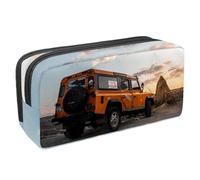 VAPOKF Astuccio portapenne, astuccio per cancelleria per studenti, per ragazzi e ragazze, forniture per scuola e ufficio, motivo: Cross Country Wrangler, Multi, 2.3x8.2x3.9in/6x21x10cm, Organizer per