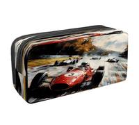 VAPOKF Astuccio portapenne per studenti, astuccio con cerniera, per ragazzi e ragazze, forniture per scuola e ufficio, auto da corsa, Multi, 2.3x8.2x3.9in/6x21x10cm, Astuccio