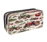 VAPOKF Astuccio portapenne per studenti, astuccio con cerniera, per ragazzi e ragazze, materiale scolastico e ufficio, colture agricole e trattori, Multi, 2.3x8.2x3.9in/6x21x10cm, Astuccio