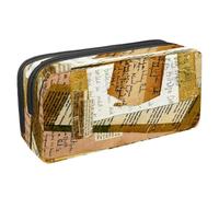 VAPOKF Astuccio portapenne per studenti, astuccio per cancelleria con cerniera, per ragazzi e ragazze, forniture per la scuola e l'ufficio, acquerello stella marina e conchiglia, Pagine Ricette