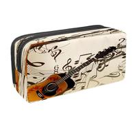 VAPOKF Astuccio portapenne per studenti, astuccio per cancelleria con cerniera, per ragazzi e ragazze, forniture per la scuola e l'ufficio, vecchie auto classiche e tricicli, Strumento Musicale