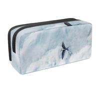 VAPOKF Astuccio portapenne per studenti, cancelleria per adolescenti, ragazzi e ragazze, forniture scolastiche per ufficio - Flyinng Bird on Sky, Multi, 2.3x8.2x3.9in/6x21x10cm, Organizer per borse