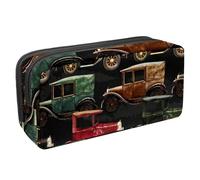 VAPOKF Astuccio portapenne per studenti, cancelleria per adolescenti, ragazzi e ragazze, forniture scolastiche per ufficio - auto classiche vintage, Multi, 2.3x8.2x3.9in/6x21x10cm, Organizer per borse