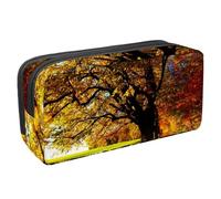 VAPOKF Astuccio portapenne per studenti, cancelleria per adolescenti, ragazzi e ragazze, forniture scolastiche e ufficio, albero della foresta autunnale, Multi, 2.3x8.2x3.9in/6x21x10cm, Organizer per