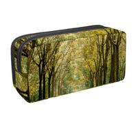 VAPOKF Astuccio portapenne per studenti, cancelleria per adolescenti, ragazzi, ragazze, forniture scolastiche e ufficio, con albero della foresta panoramica autunnale, Multi, 2.3x8.2x3.9in/6x21x10cm