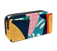 VAPOKF Astuccio portapenne per studenti, cancelleria per adolescenti, ragazzi, ragazze, forniture scolastiche e ufficio, frutta e piante esotiche della giungla, Multi, 2.3x8.2x3.9in/6x21x10cm,
