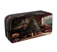 VAPOKF Astuccio portapenne per studenti con cerniera, per ragazzi e ragazze, forniture per la scuola e l'ufficio, regalo per albero di Natale per interni, Multi, 2.3x8.2x3.9in/6x21x10cm, Astuccio