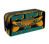 VAPOKF Astuccio portapenne per studenti, con cerniera, per ragazzi e ragazze, materiale scolastico e per ufficio, con camion colorati, Gamepad Non disturbare, 2.3x8.2x3.9in/6x21x10cm, Astuccio