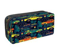 VAPOKF Astuccio portapenne per studenti con cerniera, per ragazzi e ragazze, materiale scolastico e ufficio, joystick multicolore, Camion Pickup Auto, 2.3x8.2x3.9in/6x21x10cm, Astuccio