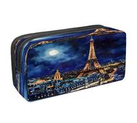 VAPOKF Astuccio portapenne per studenti con cerniera, per ragazzi e ragazze, materiale scolastico e ufficio, Torre Eiffel della città di Parigi, Multi, 2.3x8.2x3.9in/6x21x10cm, Astuccio