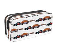 VAPOKF Astuccio portapenne per studenti, con cerniera, per ragazzi e ragazze, per scuola e ufficio, camion e pick-up, Camion e Pickup Car, 2.3x8.2x3.9in/6x21x10cm, Astuccio