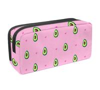 VAPOKF Astuccio portapenne per studenti, per ragazzi, ragazze, scuola e ufficio, con frutta e cuori, Multi, 2.3x8.2x3.9in/6x21x10cm, Organizer per borse
