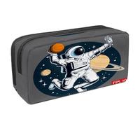 VAPOKF Astuccio portapenne per studenti, per ragazzi, ragazze, scuola e ufficio, motivo: astronauta che gioca a basket nello spazio, Multi, 2.3x8.2x3.9in/6x21x10cm, Organizer per borse