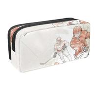 VAPOKF Astuccio portapenne per studenti, per ragazzi, ragazze, scuola e ufficio, per giocatori di hockey su ghiaccio, Multi, 2.3x8.2x3.9in/6x21x10cm, Organizer per borse