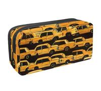 VAPOKF Astuccio portapenne per studenti, per ragazzi, ragazze, scuola e ufficio, traffico affollato con auto taxi, Multi, 2.3x8.2x3.9in/6x21x10cm, Organizer per borse