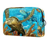 VAPOKF Beauty case da donna, con Torre Eiffel di Parigi, borsa da viaggio per articoli da toeletta grandi, pratica borsa organizer con cerniera, Multicolore 2., 18.5x7.5x13cm/7.3x3x5.1in, Beauty Case