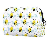 VAPOKF Beauty case da donna, con Torre Eiffel di Parigi, borsa da viaggio per articoli da toeletta grandi, pratica borsa organizer con cerniera, Multicolore 14., 18.5x7.5x13cm/7.3x3x5.1in, Beauty Case