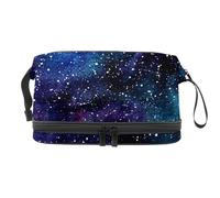 VAPOKF Beauty case matematico geometrico con motivo equazione calcoli per donne e ragazze, borsa da viaggio per trucchi pratica borsa organizer con scomparto per pennelli, Multicolore 3, 27x15x14 cm