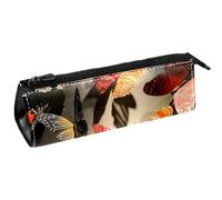 VAPOKF Bellissimo astuccio per penne con farfalle e ombre, astuccio per cancelleria, astuccio per matite e cosmetici, borsa compatta con cerniera