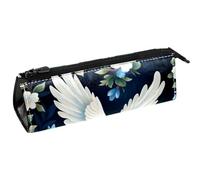 VAPOKF Blue Zebra Animal Pen Bag Cancelleria Sacchetto Matita Sacchetto Cosmetico Sacchetto di Cerniera Borsa Compatta, Multi, 5.5 ×6 ×20CM/2.2x2.4x7.9 in, Organizer per borse