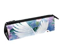 VAPOKF Blue Zebra Animal Pen Bag Cancelleria Sacchetto Matita Sacchetto Cosmetico Sacchetto di Cerniera Borsa Compatta, Multi, 5.5 ×6 ×20CM/2.2x2.4x7.9 in, Organizer per borse
