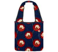 VAPOKF Borsa a tracolla da donna, in tela, con fiori di peonia nazionali cinesi, vintage, borsa a tracolla riutilizzabile per scuola, lavoro, ufficio, viaggi, shopping, casual