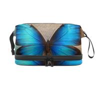 VAPOKF Borsa cosmetica colorata con paesaggio immaginario per donne e ragazze, borsa da viaggio per trucchi pratica borsa organizer con scomparto per pennelli, Multicolore 4., 27x15x14 cm/10.6x5.9x5.5
