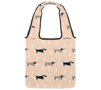 VAPOKF Borsa larga in tela con cani bassotto, borse a tracolla da donna, grande borsa da trasporto riutilizzabile, borsa a tracolla per scuola, lavoro, ufficio, viaggi, shopping, casual