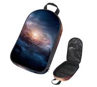 VAPOKF Borsa organizer da viaggio per utensili da campeggio, a spirale, con galassia nebulosa per utensili da cucina, accessori da cucina, custodia per barbecue all'aperto, solo borsa