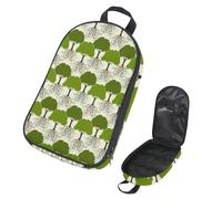 VAPOKF Borsa organizer da viaggio per utensili da campeggio, albero con radici senza cuciture, per utensili da cucina, accessori da cucina, custodia per barbecue all'aperto, solo borsa